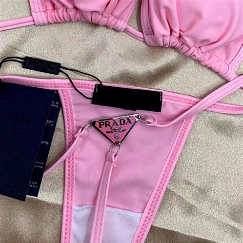 prada thong bikini|prada swimwear online.